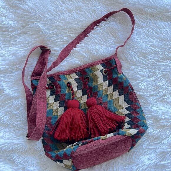 NEW Bohemian Bucket Bag - Picture 4 of 10